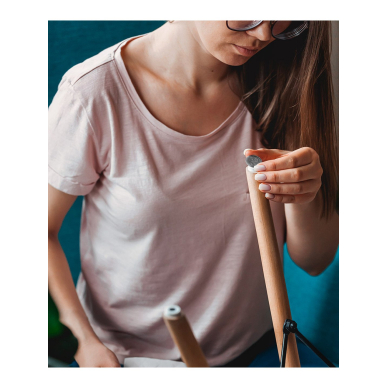 Lipnios veltinio pagalvėlės, pilkos, 106 vnt. 4 Lipnios veltinio pagalvėlės, pilkos, 106 vnt. 4