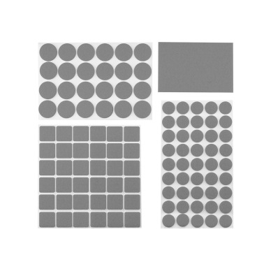 Lipnios veltinio pagalvėlės, pilkos, 106 vnt. Lipnios veltinio pagalvėlės, pilkos, 106 vnt.