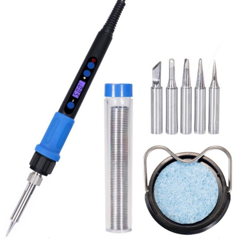 Lituoklio komplektas | skaitmeninis | 100W | 8 vnt. (S8100) Lituoklio komplektas | skaitmeninis | 100W | 8 vnt. (S8100)