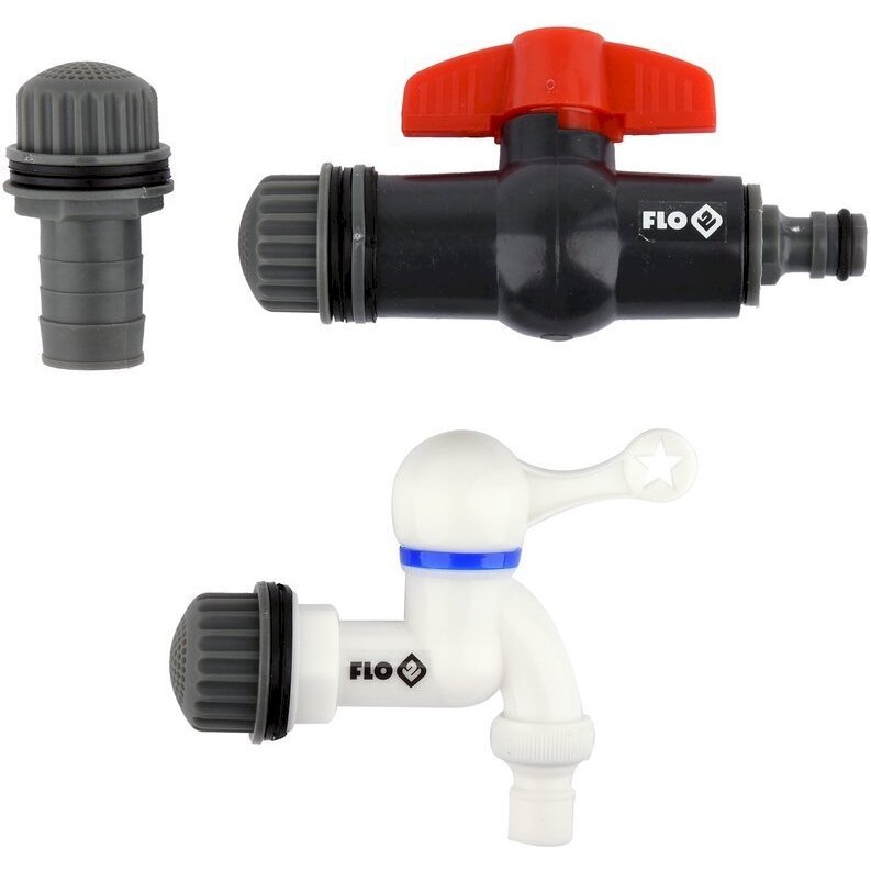 Lietaus vandens surinkimo bako čiaupų rinkinys (89081) Lietaus vandens surinkimo bako čiaupų rinkinys (89081)