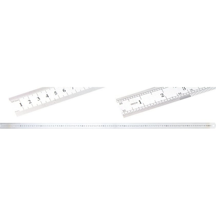 Liniuotė plieninė | lanksti | nerūdijantis plienas | 1 m (50890)