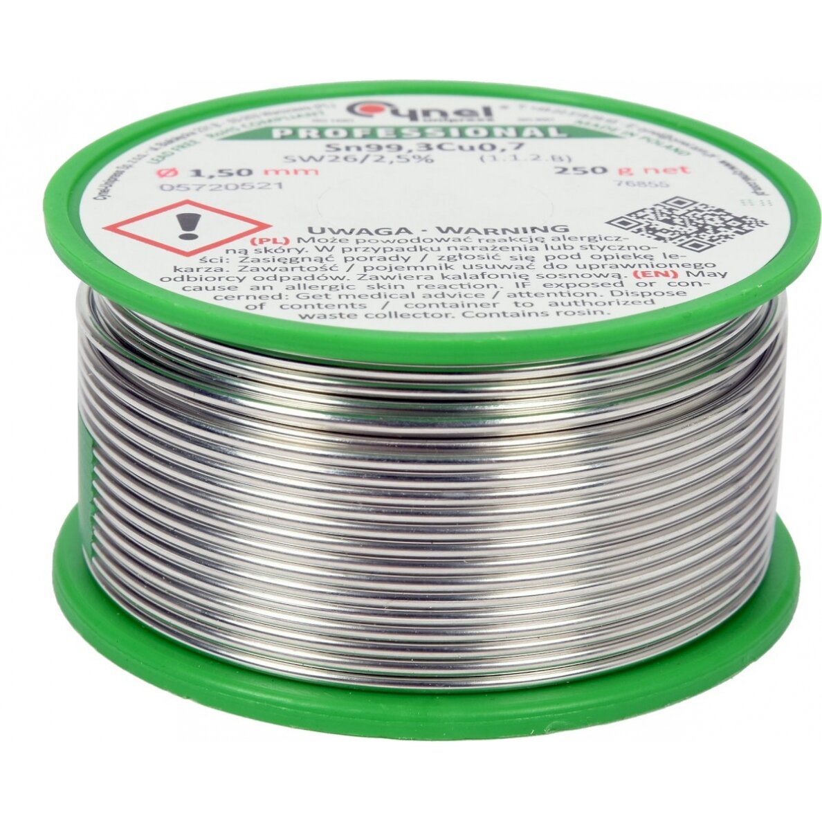 Lydmetalis be švino | Ø 1.5 mm | 250g (76855) Lydmetalis be švino | Ø 1.5 mm | 250g (76855)