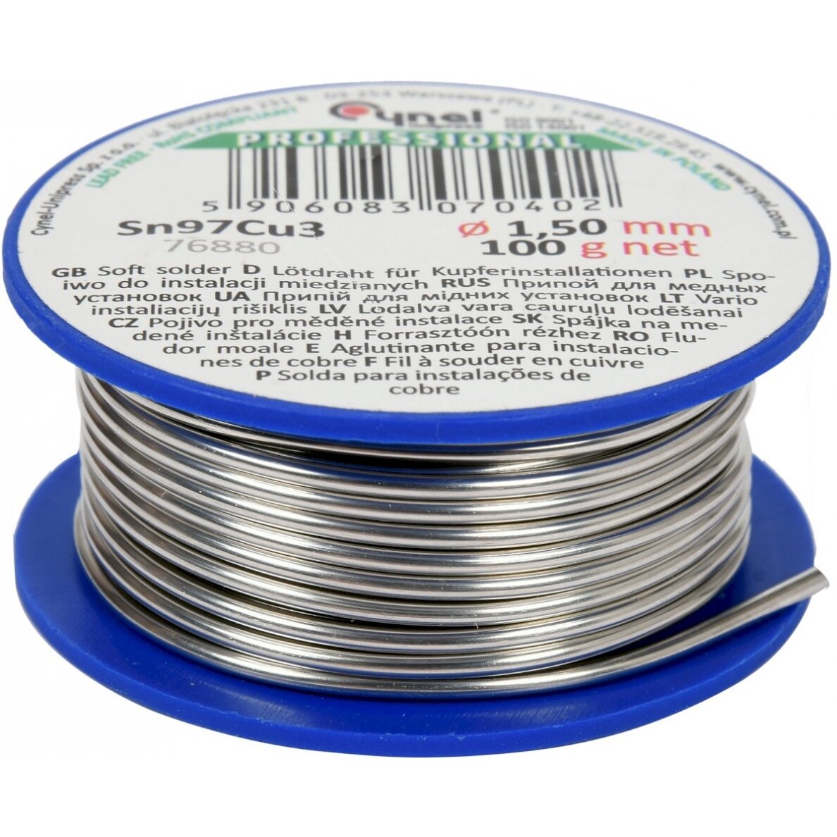 Lydmetalis minkštas | Ø 1.5 mm | 100g (76880)