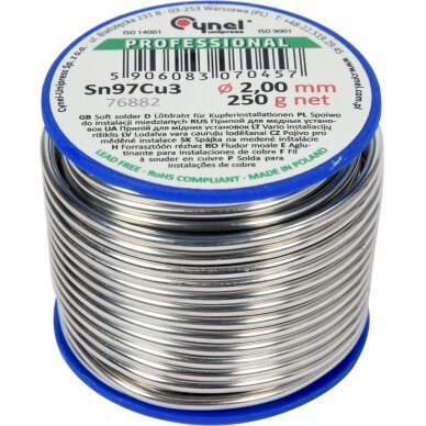 Lydmetalis minkštas | Ø 2.0 mm | 250g (76882)