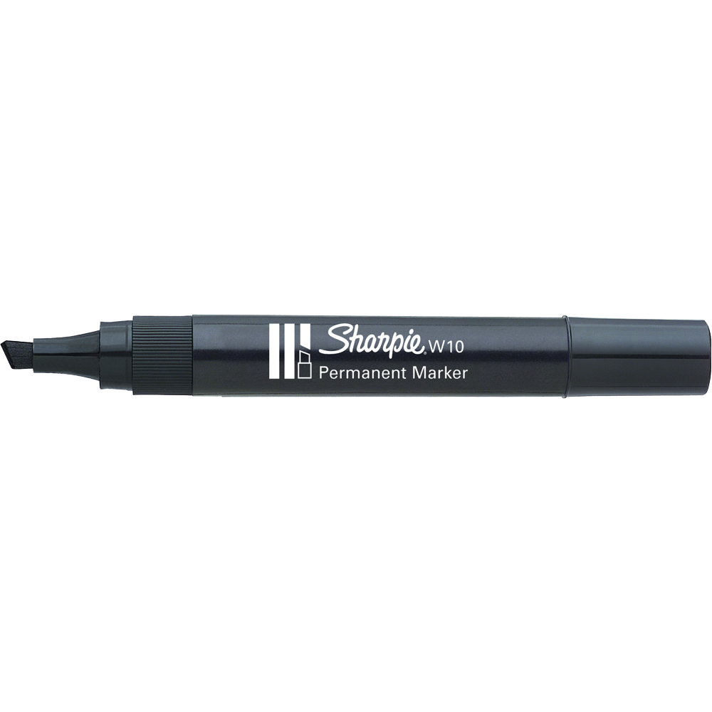 Markeris „Sharpie" juod. sp., W10 plokšč. Markeris „Sharpie" juod. sp., W10 plokšč.