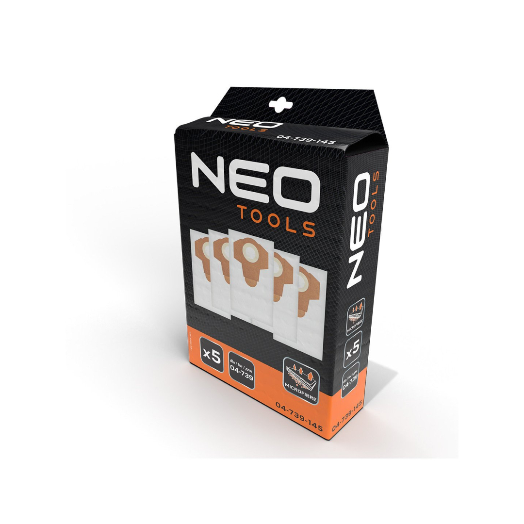 Maišai dulkių siurbliui 04-739, 5 vnt 1