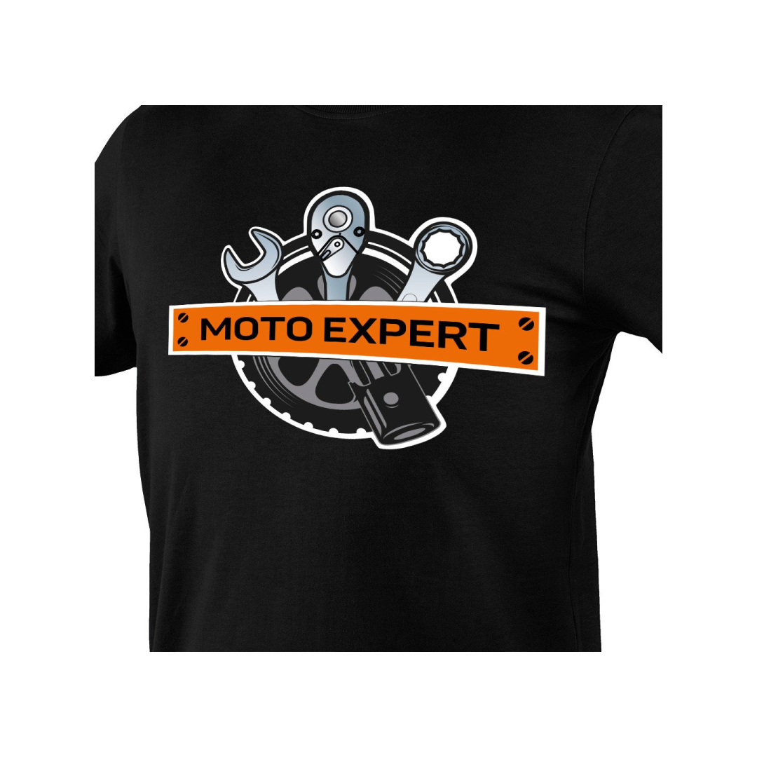 Marginti marškinėliai, MOTO Expert, M dydis 5 Marginti marškinėliai, MOTO Expert, M dydis 5