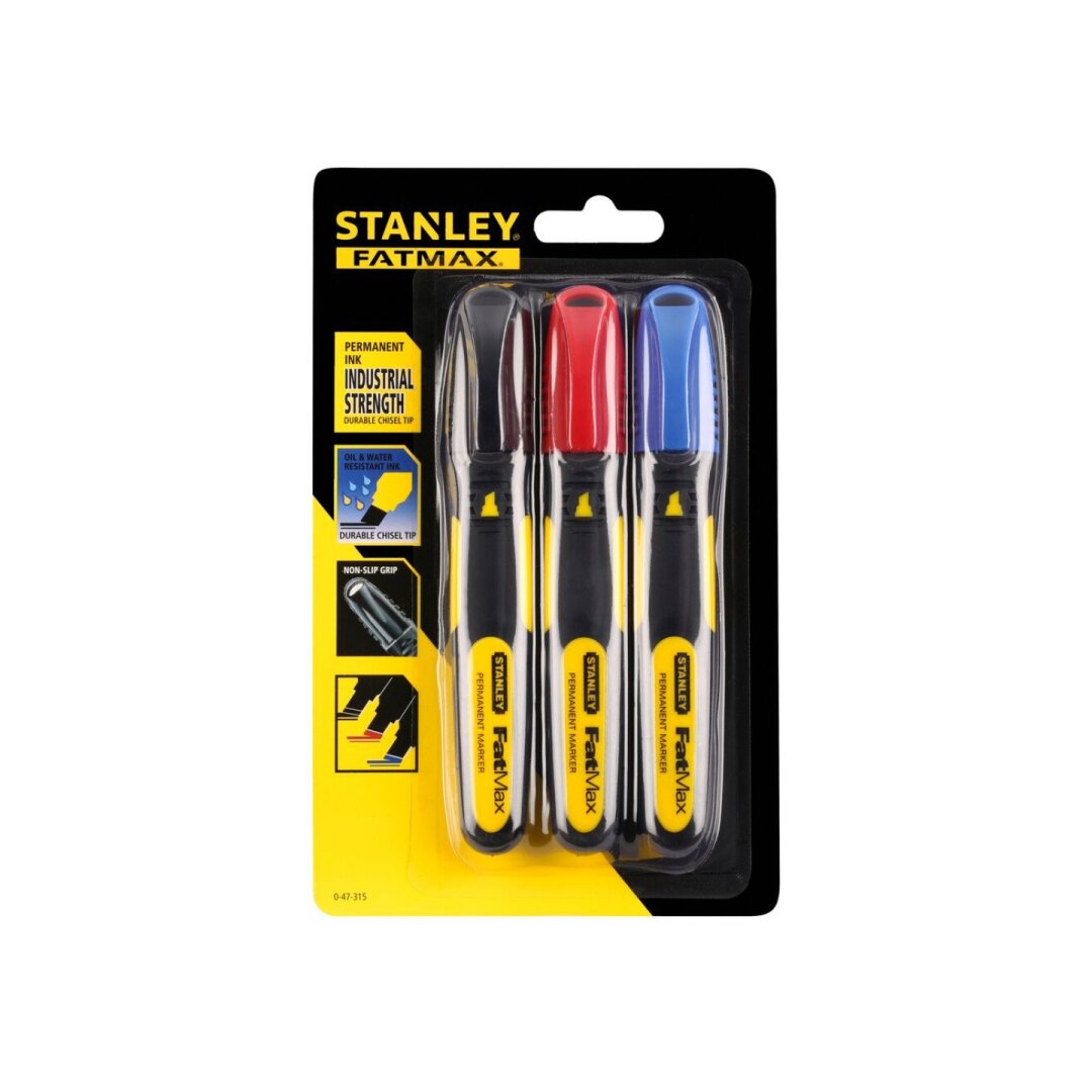 Markeriai STANLEY, 3 vnt 6 Markeriai STANLEY, 3 vnt 6