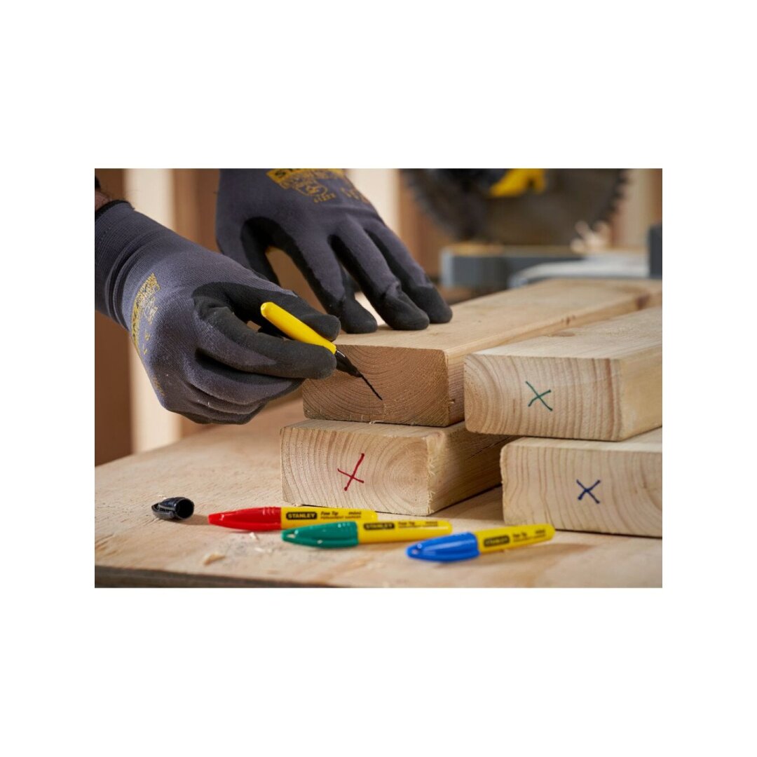 Markeris STANLEY, 4 vnt 3 Markeris STANLEY, 4 vnt 3