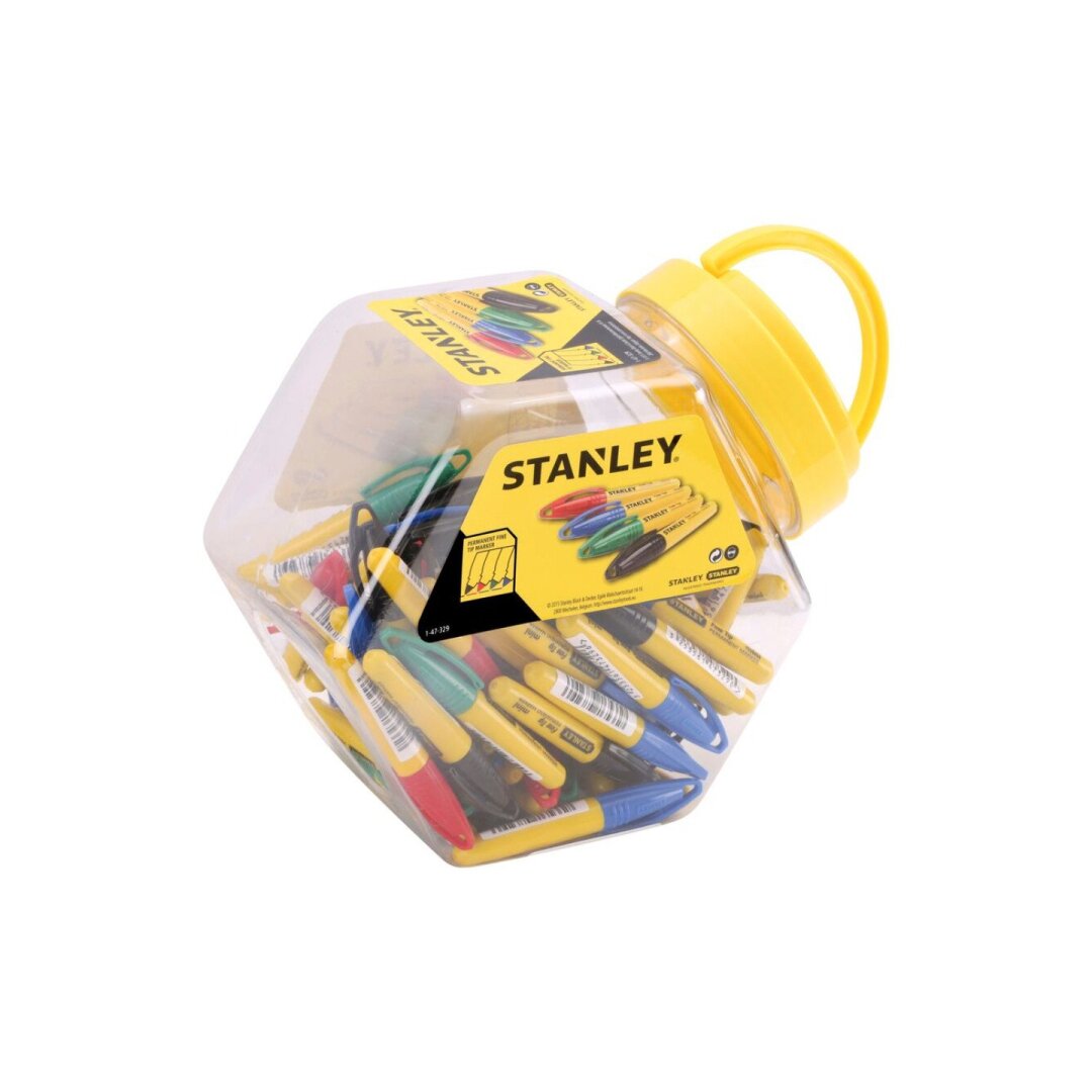 Markeris STANLEY, 9 cm, mėlyna/juoda/raudona Markeris STANLEY, 9 cm, mėlyna/juoda/raudona