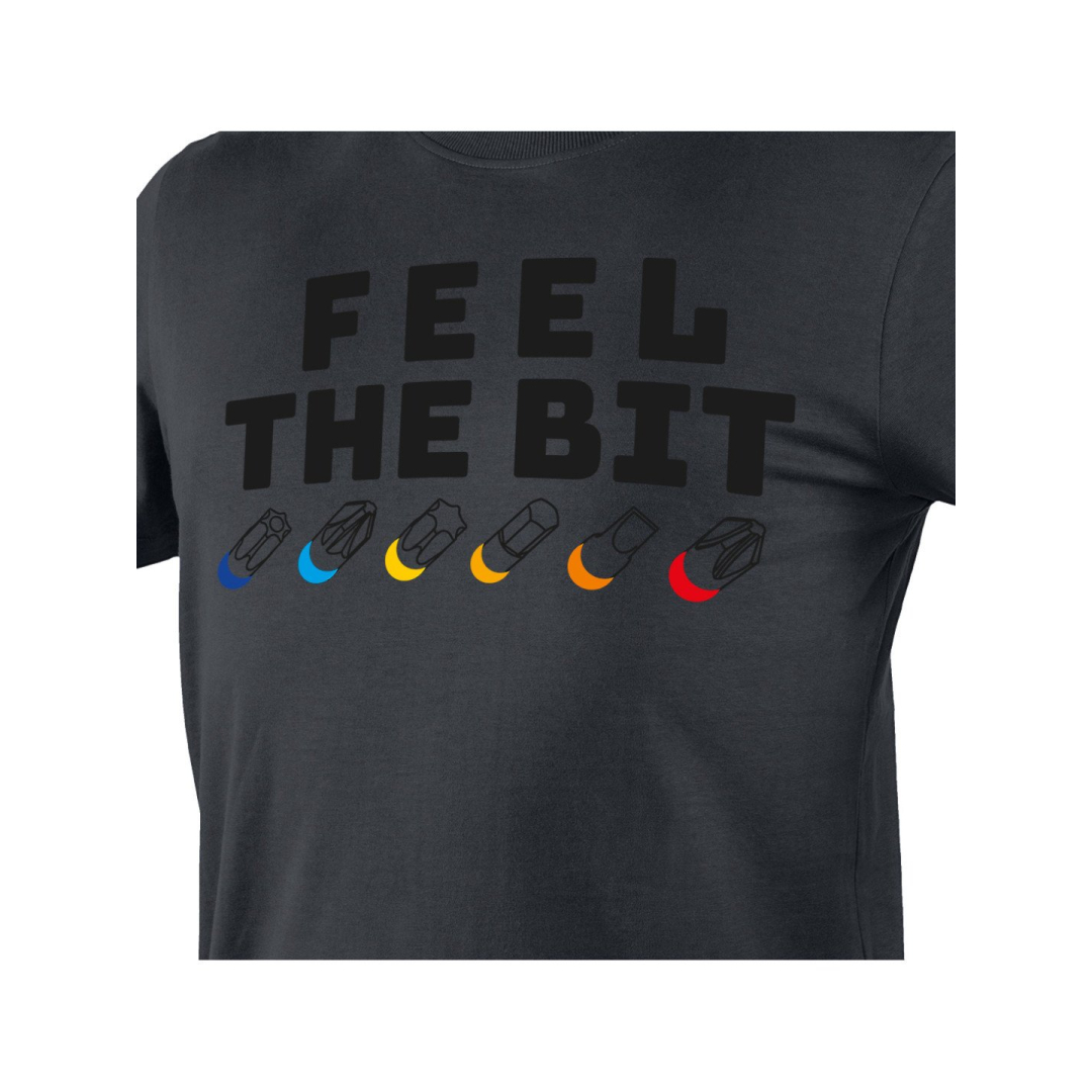 Marškinėliai marginti, FEEL THE BIT, L dydis 8