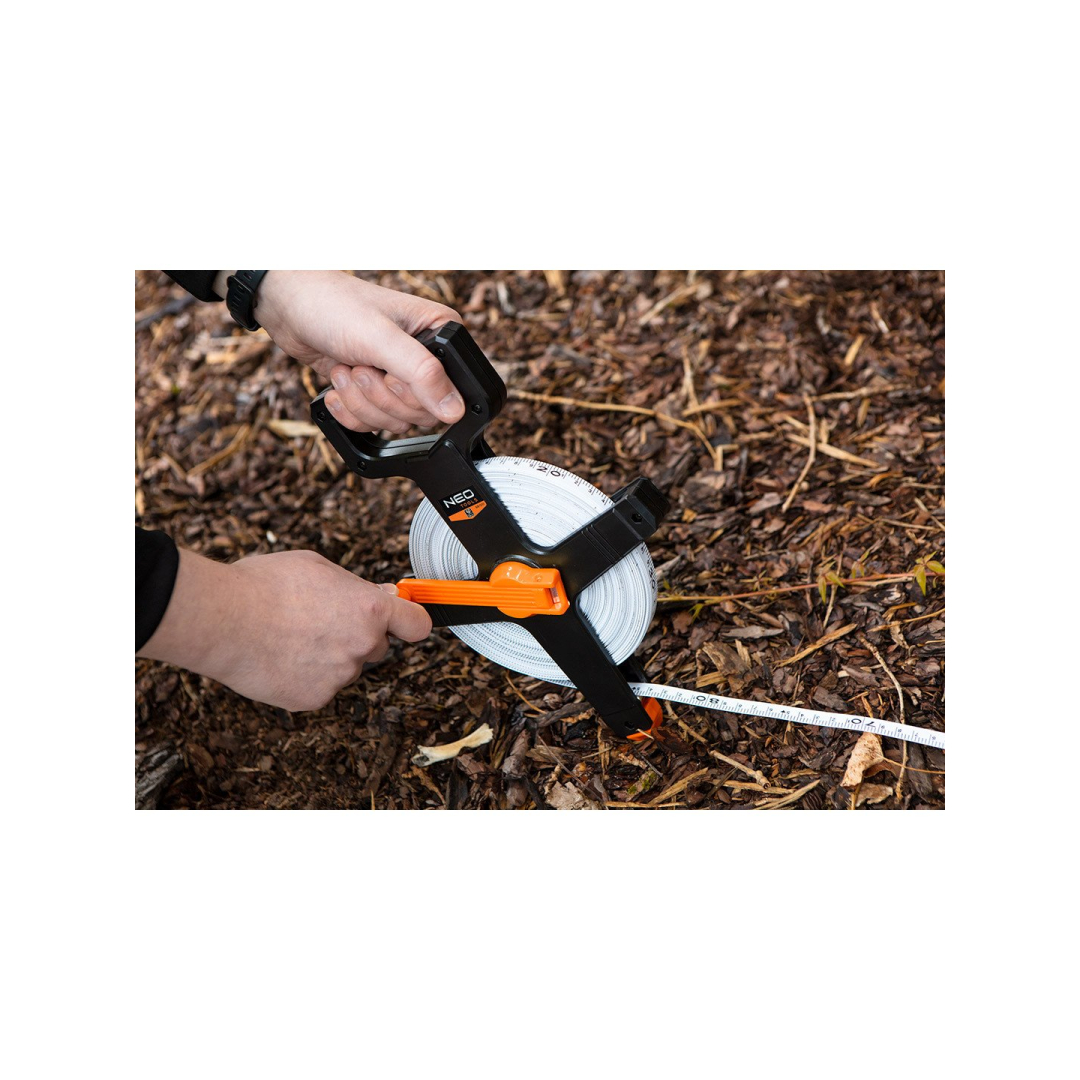 Matavimo juosta, stiklo pluošto, 50 m 1 Matavimo juosta, stiklo pluošto, 50 m 1