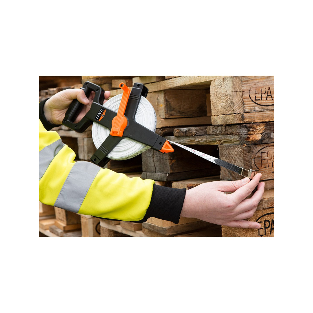 Matavimo juosta, stiklo pluošto, 50 m 2