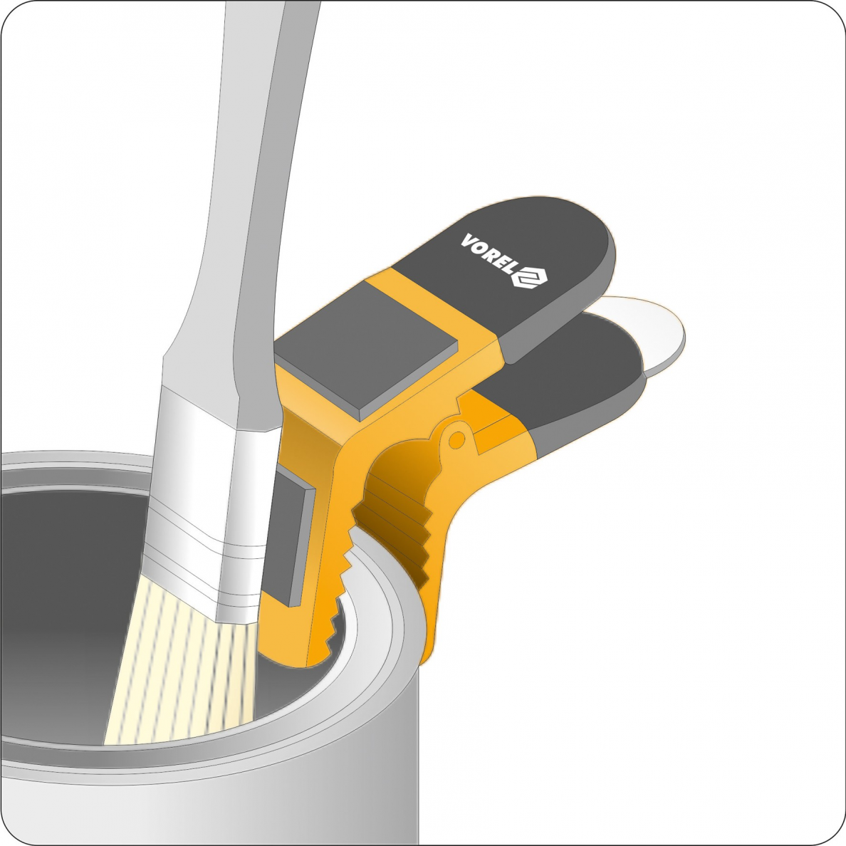 Magnetinis teptukų laikiklis Vorel 2