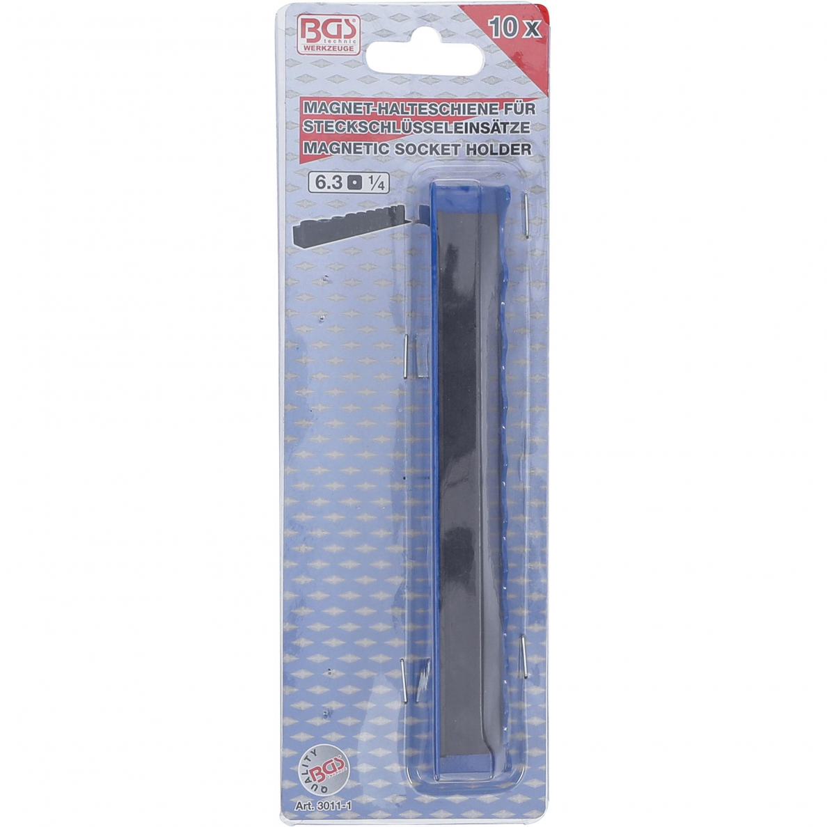 Magnetinis galvučių laikiklis BGS-technic, 6,3 mm (1/4") 4