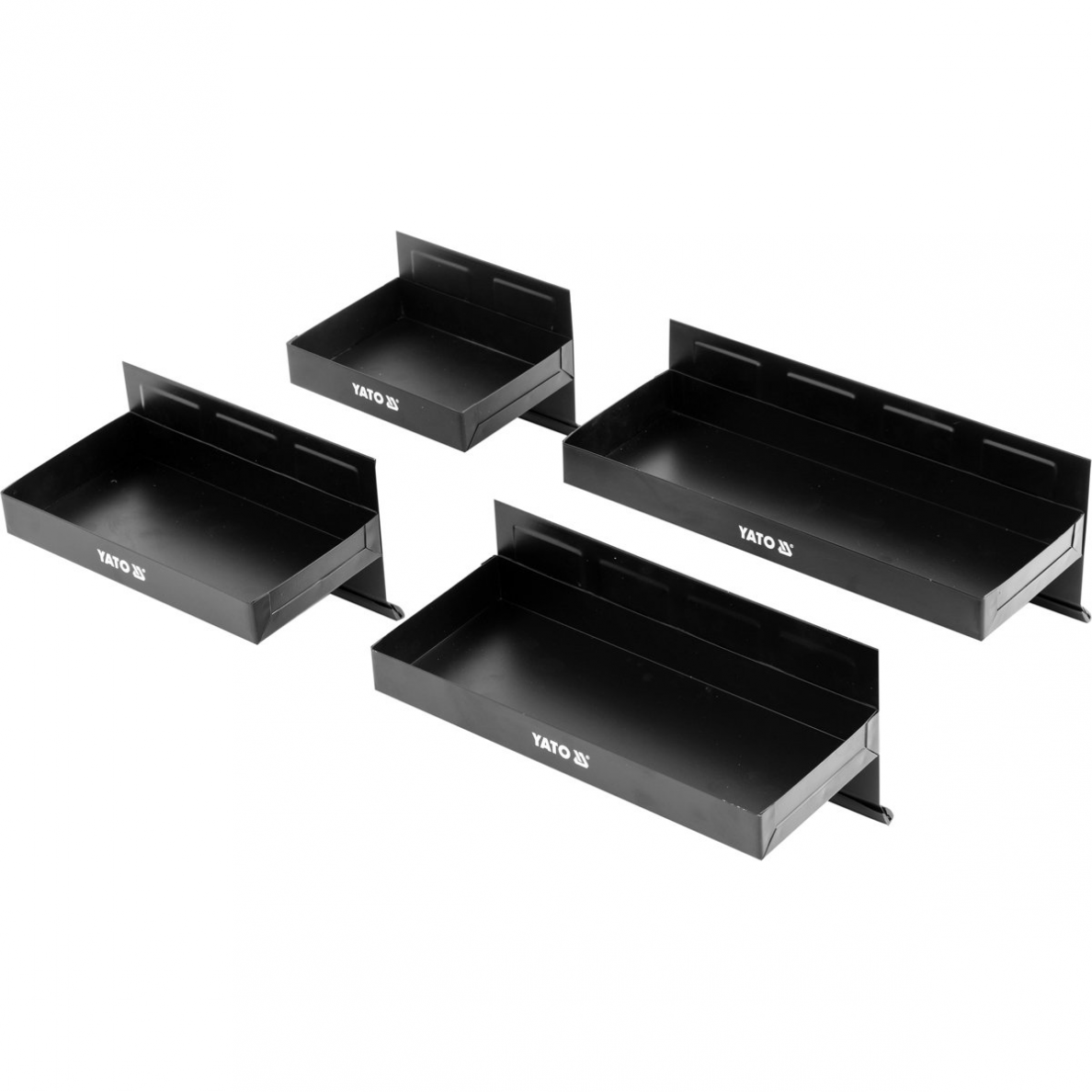 Magnetinių lentynų rinkinys Yato, 4 vnt. 1 Magnetinių lentynų rinkinys Yato, 4 vnt. 1
