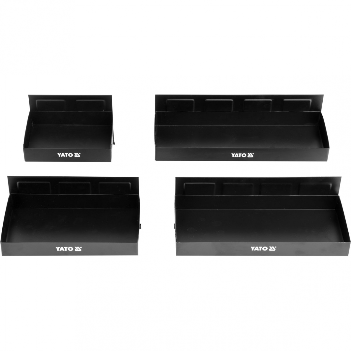 Magnetinių lentynų rinkinys Yato, 4 vnt. Magnetinių lentynų rinkinys Yato, 4 vnt.