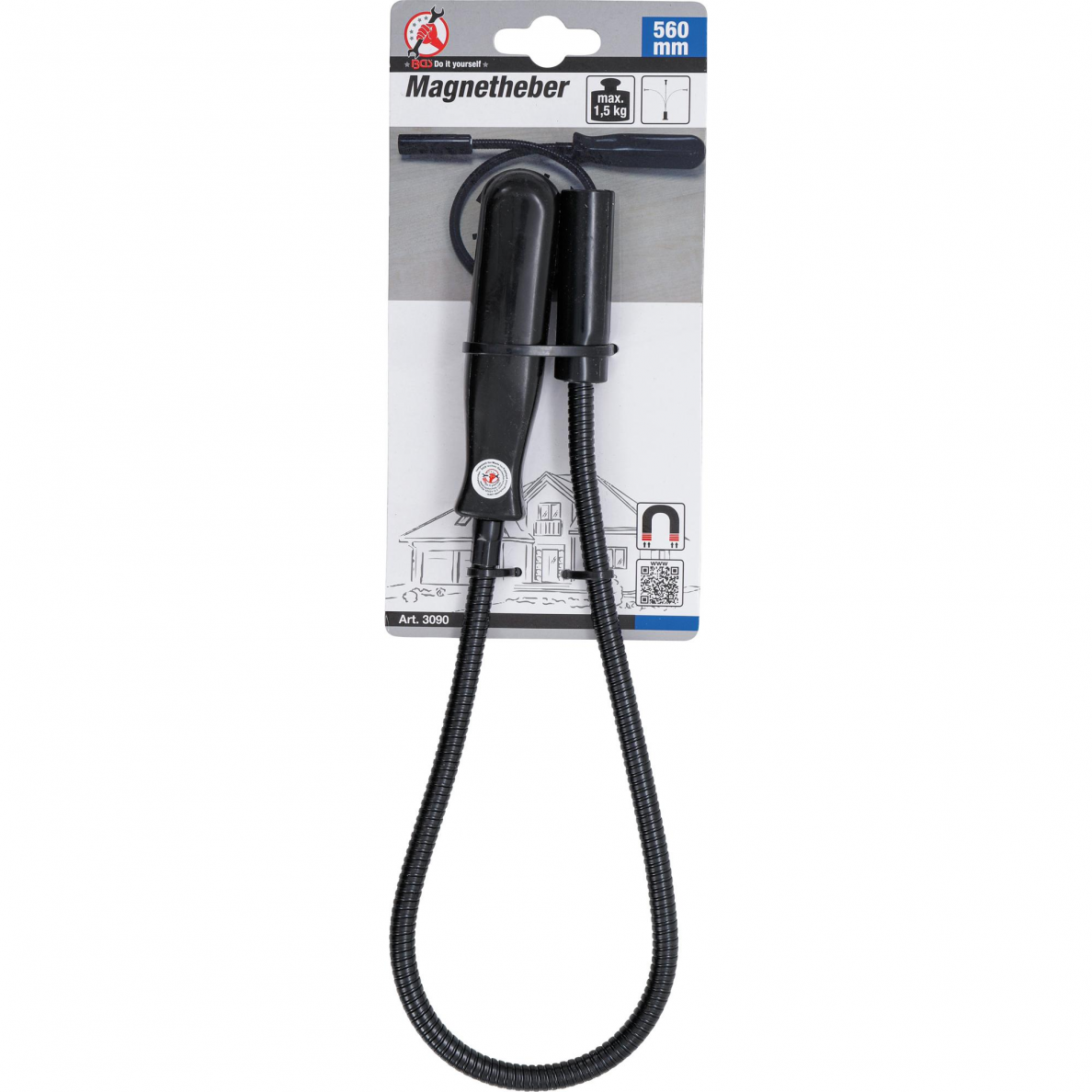 Magnetinis lankstus keltuvas BGS-technic, 560 mm 3 Magnetinis lankstus keltuvas BGS-technic, 560 mm 3