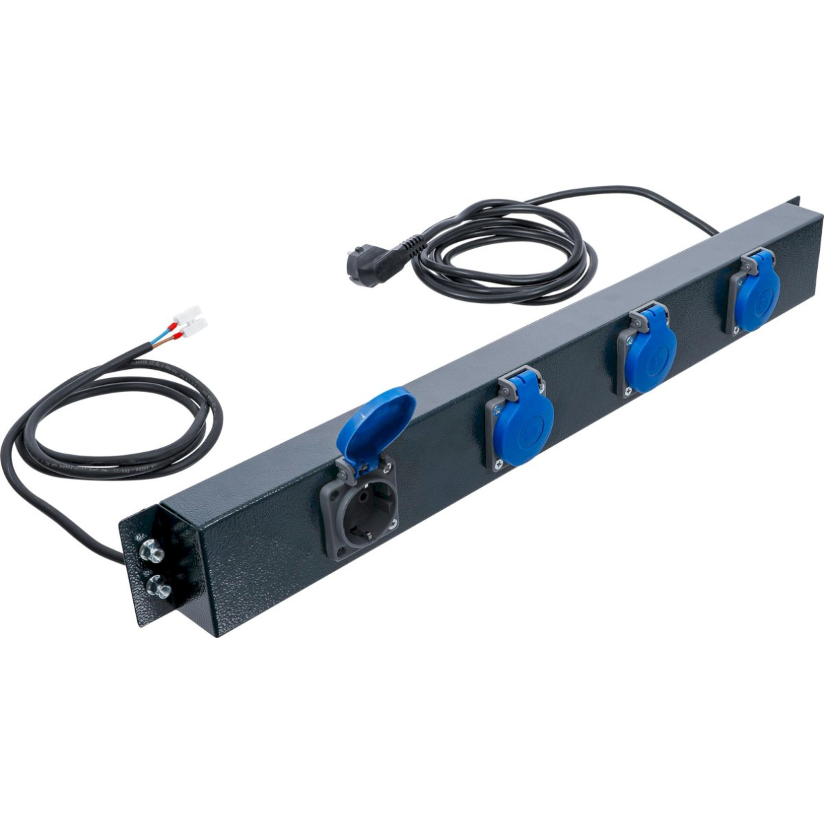 Maitinimo šaltinio išvesties skydelis | 4 kištukiniai lizdai | tinka perforaciiniams deriniams (80190)