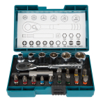 Sukimo antgalių komplektas Makita B-54081, 21 vnt.