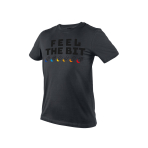 Marginti marškinėliai, FEEL THE BIT, XXL dydis