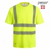 Marškinėliai HVM COTTON trumpomis rankovėmis, geltona L, Pesso