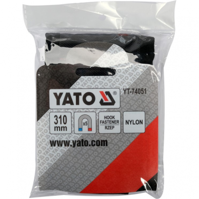 Magnetinė apyrankė Yato, 5 magnetai 4 Magnetinė apyrankė Yato, 5 magnetai 4