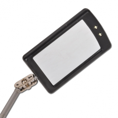 LED ekrano apžiūrėjimo veidrodis BGS-technic, 285 - 870 mm 2 LED ekrano apžiūrėjimo veidrodis BGS-technic, 285 - 870 mm 2