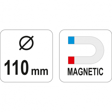 Magnetinis dubuo Yato, 110 mm 3 Magnetinis dubuo Yato, 110 mm 3