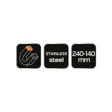 Magnetinis indas 245-145mm 8