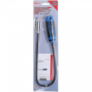 Magnetinis lankstus keltuvas su LED BGS-technic, 600 mm 5 Magnetinis lankstus keltuvas su LED BGS-technic, 600 mm 5