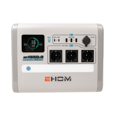 Maitinimo stotis Ehom Loncin EP1650-3, 1650 W 1