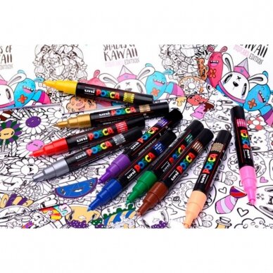 Markerių rinkinys POSCA 20vnt. met. dėž. 2 Markerių rinkinys POSCA 20vnt. met. dėž. 2