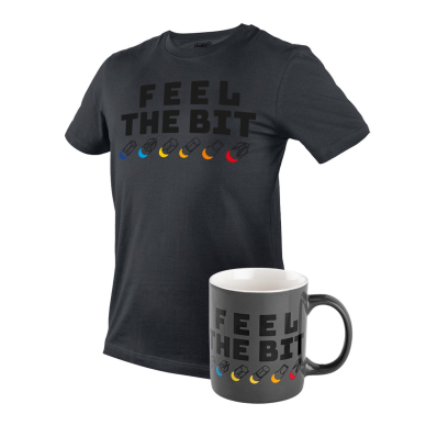 Marškinėliai marginti, FEEL THE BIT, M dydis 7