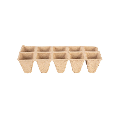 Mažos durpių sodinimo mašinos (2x5 skylės) 22 x 8,5 x 5,5 cm, 10 vnt. 7