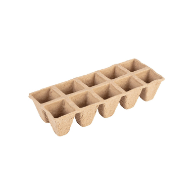 Mažos durpių sodinimo mašinos (2x5 skylės) 22 x 8,5 x 5,5 cm, 10 vnt. 8