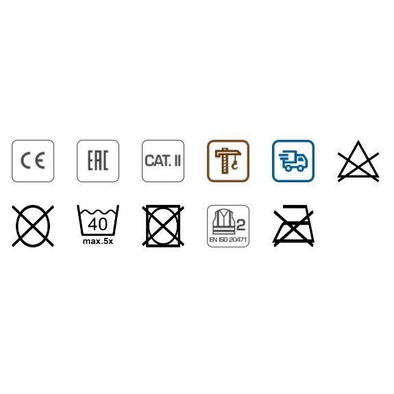 MARŠKINĖLIAI ROSSEL ATSPINDINTYS ŠVIESĄ ORANŽINIAI DYDIS S 2