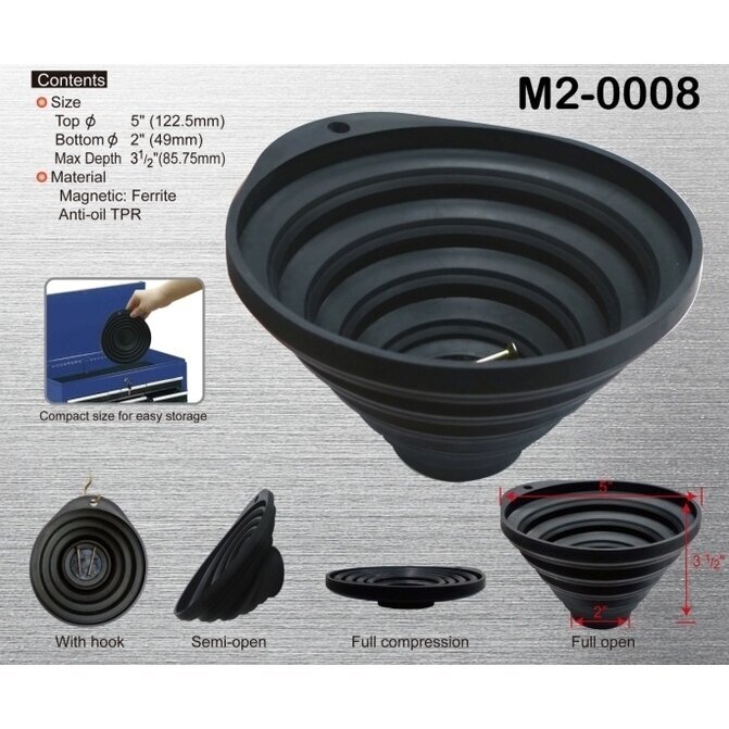 Sudedama magnetinė lėkštelė Essen tools, Ø 145 mm 5 Sudedama magnetinė lėkštelė Essen tools, Ø 145 mm 5