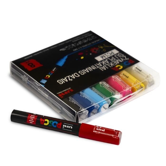 Markerių rinkinys Posca PC-1MR, 16vnt. 2 Markerių rinkinys Posca PC-1MR, 16vnt. 2