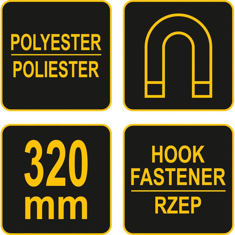 Magnetinė apyrankė Vorel, 3 magnetai, 320 mm 4 Magnetinė apyrankė Vorel, 3 magnetai, 320 mm 4