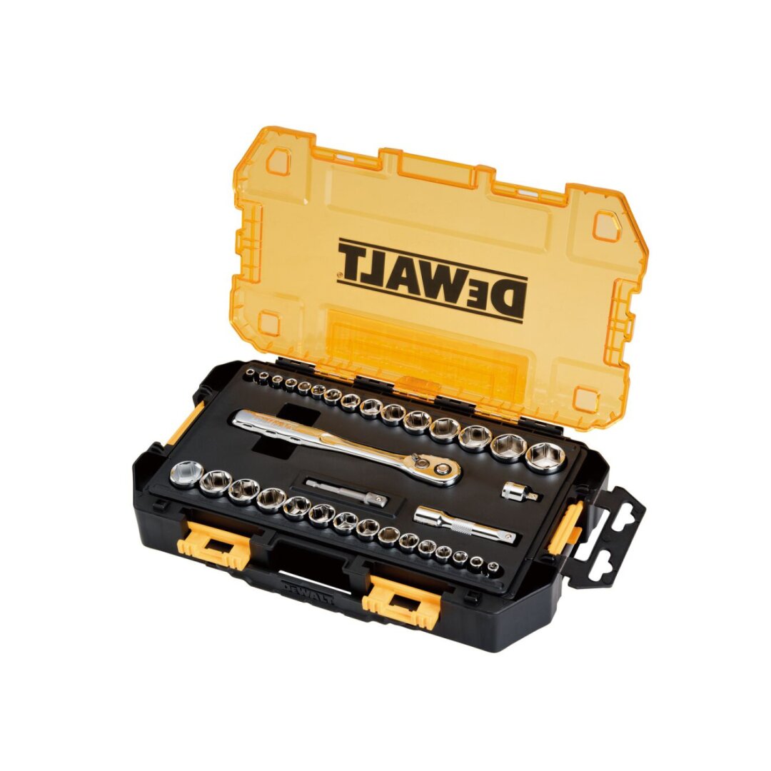 Mechanikų įrankių rinkinys 34 vnt.; 1/4" + 3/8", DeWalt DWMT45034-0 3