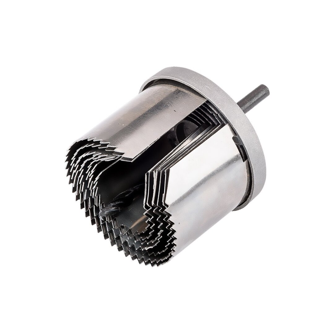 Medienos skylių pjaustyklės 26–63 mm, H 50 mm, nustatytas 7 vnt. 2