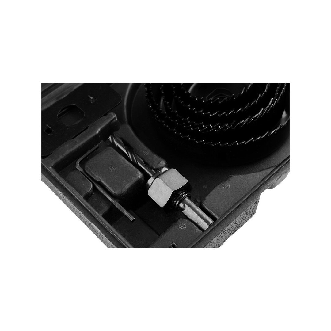 Medinių skylių pjaustyklės su adapteriu 51–102 mm, 8 dalių rinkinys 4 Medinių skylių pjaustyklės su adapteriu 51–102 mm, 8 dalių rinkinys 4