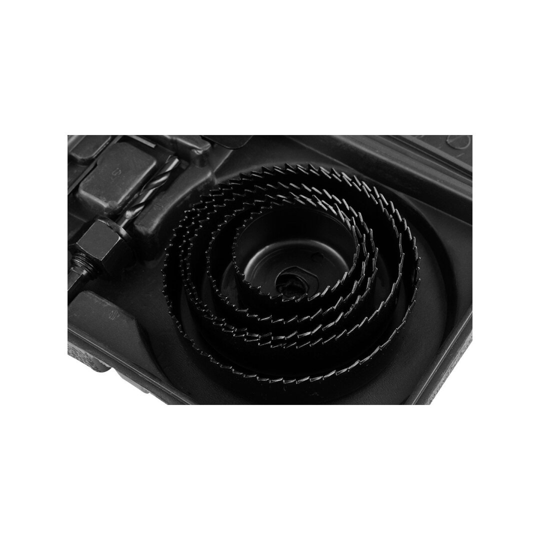 Medinių skylių pjaustyklės su adapteriu 51–102 mm, 8 dalių rinkinys 5