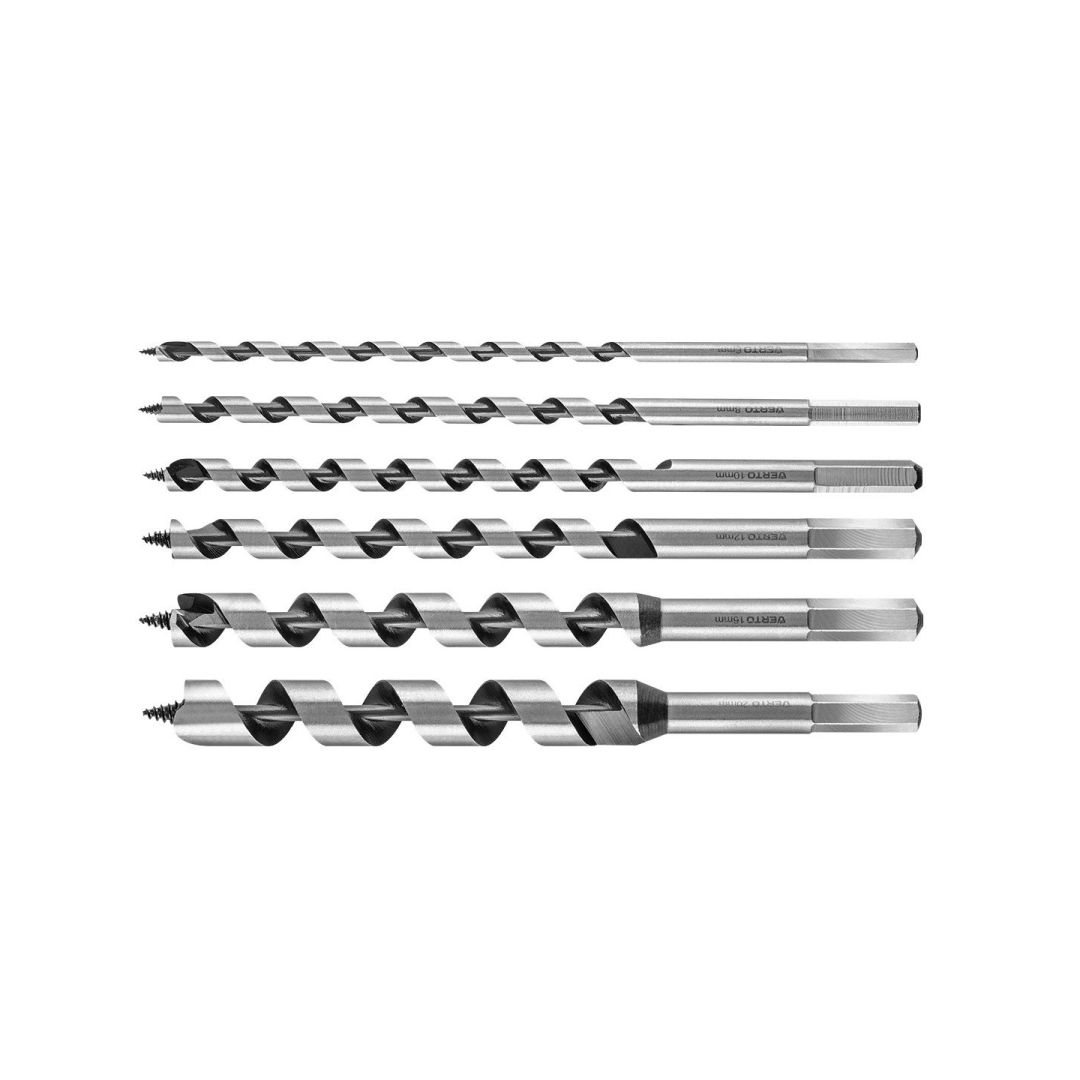 Medžio grąžtai, 230 mm, rinkinys 6 vnt. Medžio grąžtai, 230 mm, rinkinys 6 vnt.