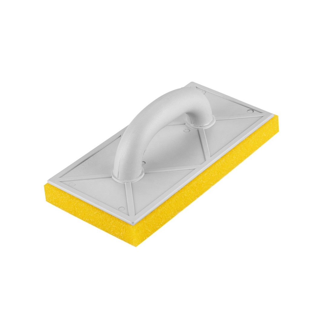 Mentelė su šiurkščia kempine 25 mm, 280 x 140 mm, plastikine rankena