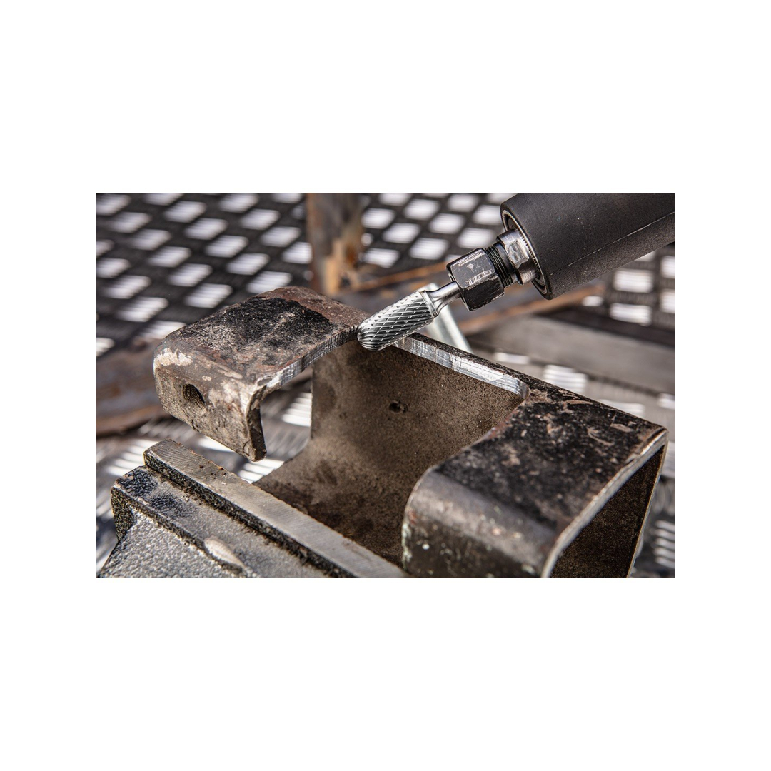 Metalo freza HM, type C (cylindrical rounded), 10 x 20 mm, shank 6 x 45 mm 1 Metalo freza HM, type C (cylindrical rounded), 10 x 20 mm, shank 6 x 45 mm 1