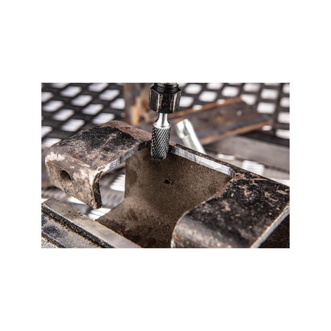 Metalo freza HM, type C (cylindrical rounded), 12 x 25 mm, shank 6 x 45 mm 2