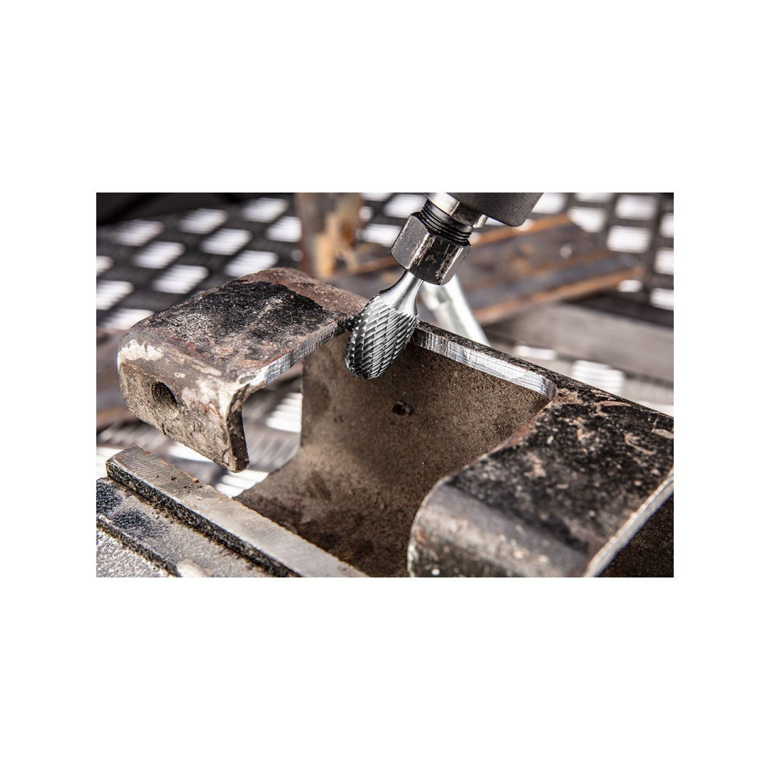 Metalo freza HM, type E (oval), 10 x 16 mm, shank 6 x 45 mm 3 Metalo freza HM, type E (oval), 10 x 16 mm, shank 6 x 45 mm 3