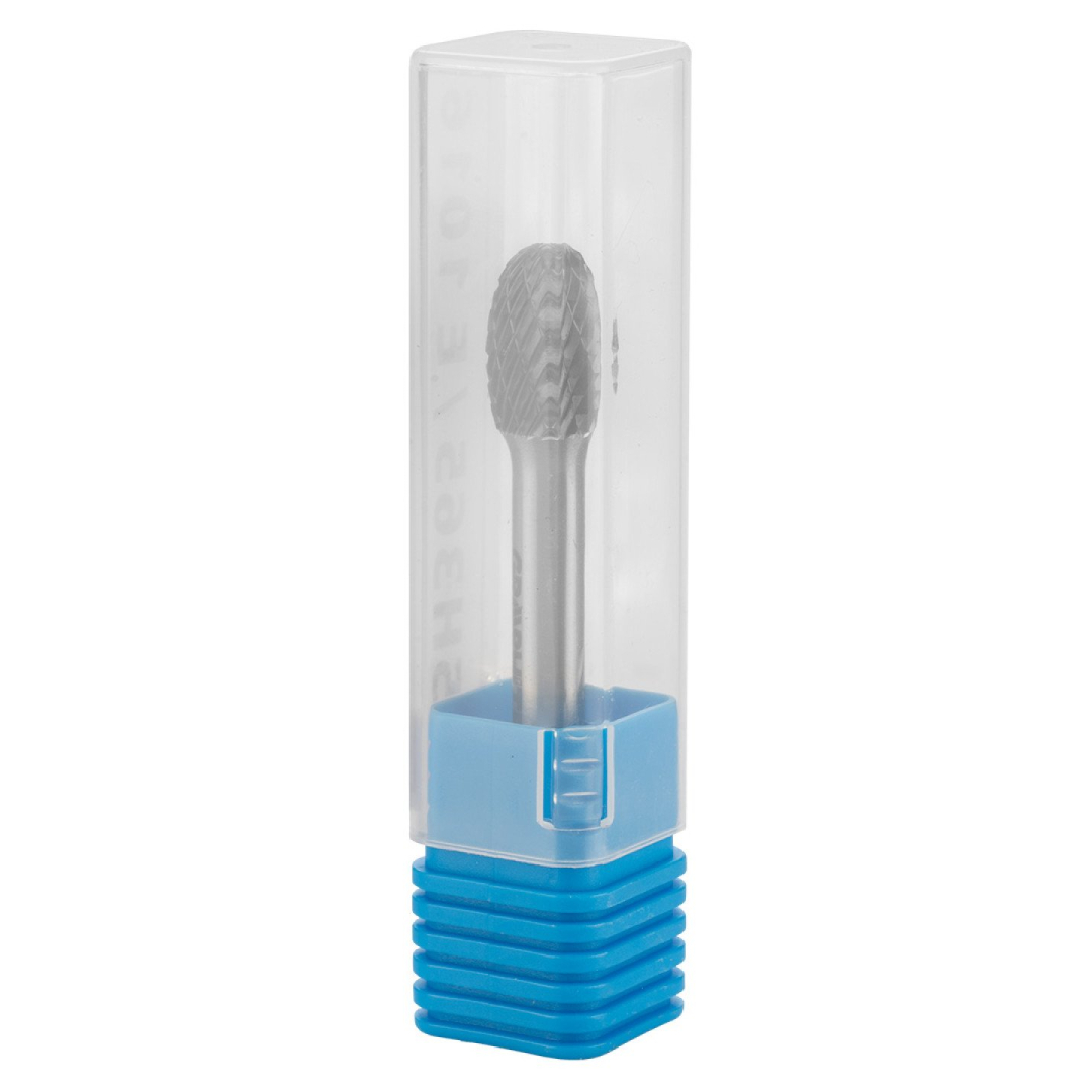 Metalo freza HM, type E (oval), 10 x 16 mm, shank 6 x 45 mm 4